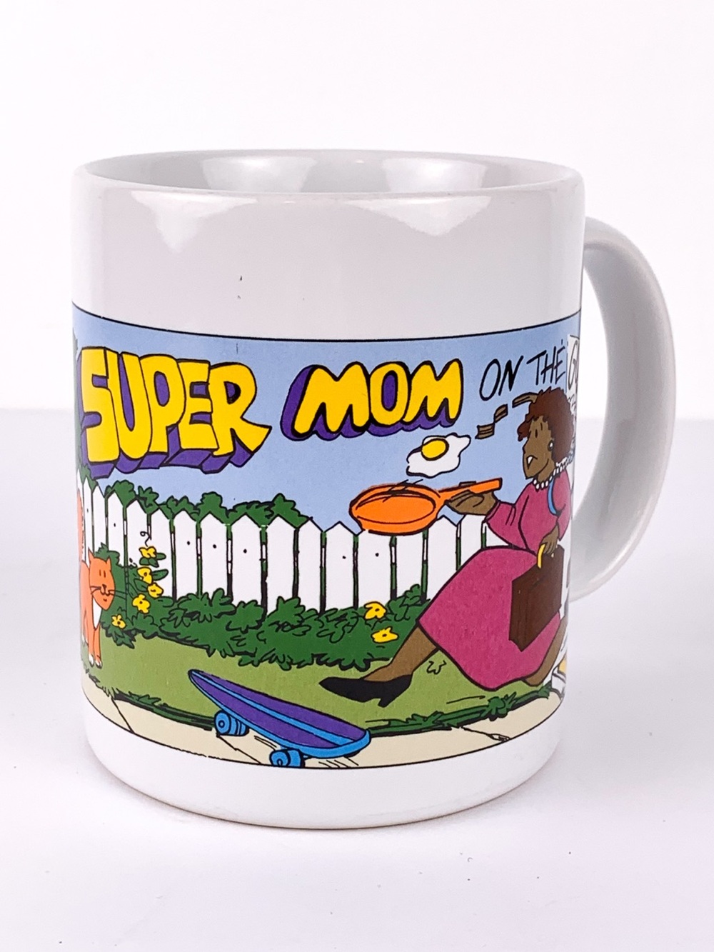 80s Avon Super Mom on the Go vintage mug coffee cup for Mother’s Day or birthday